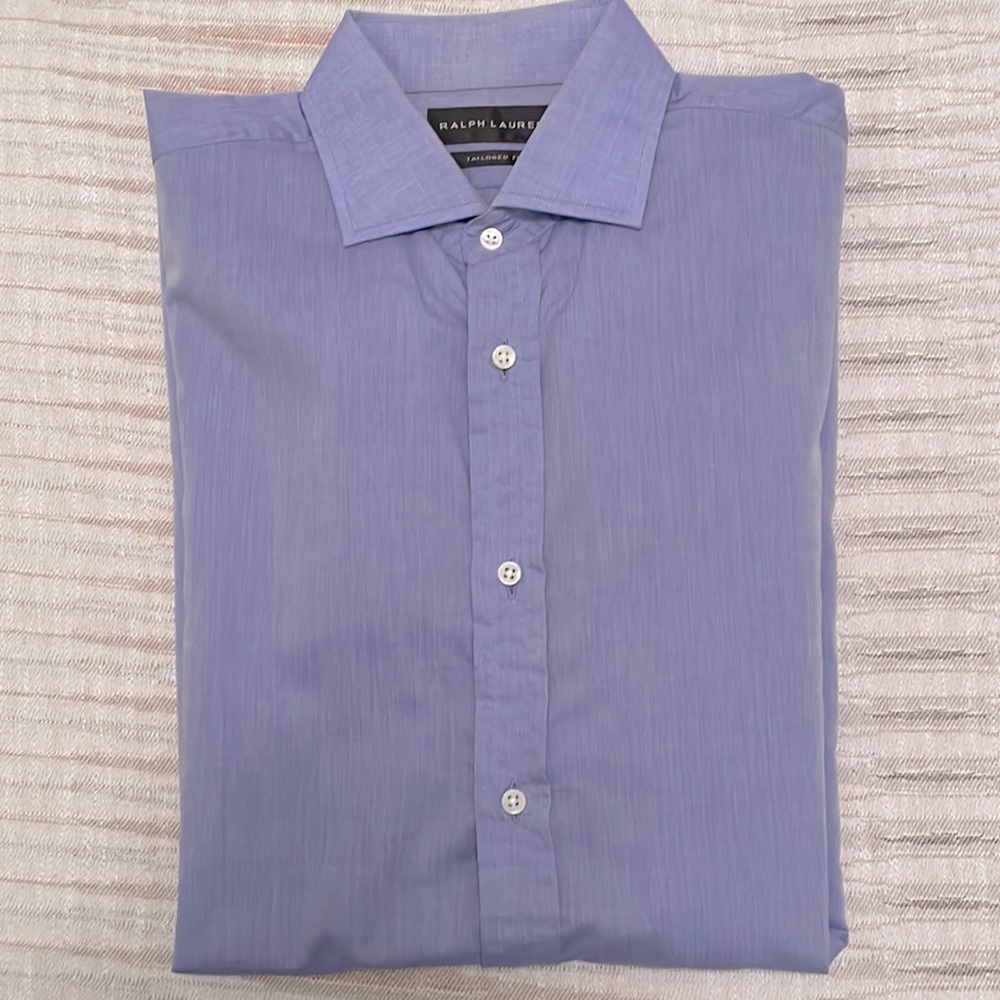 RL Black label blue woven